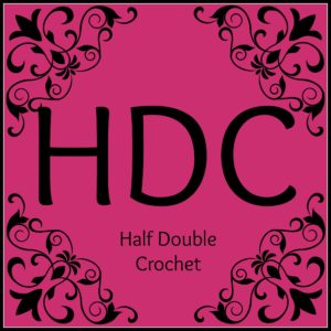 Half double crochet Articles of a Domestic Goddess