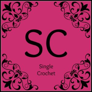 Single crochet - Articles of Domestic Goddess