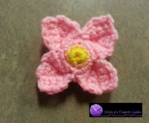 Pink Pinwheel Flower